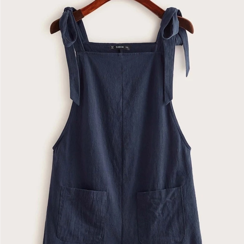 Short overalls -navy- size XS